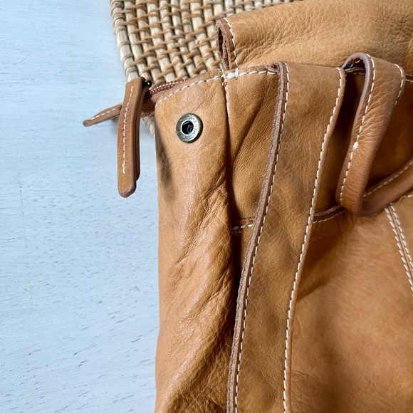 American Leather Tan Liberty backpack. - Picture 8 of 13